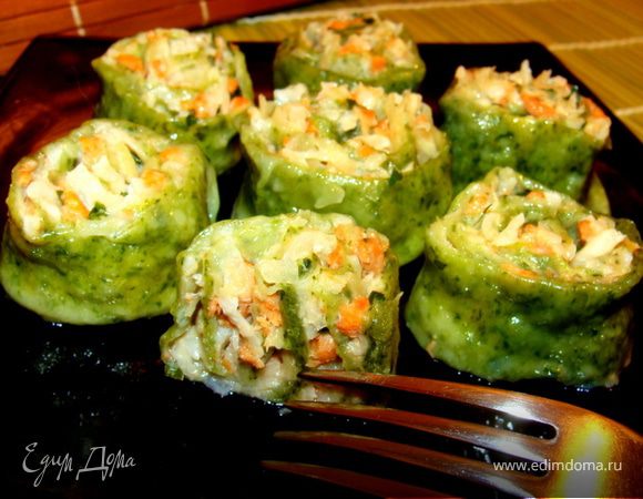 Теплый тартар ролл из семги Теплый тартар ролл из семги