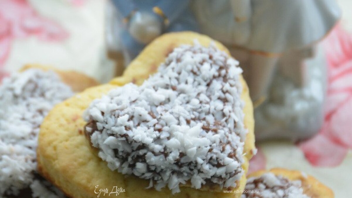 Печенье с шоколадной пастой