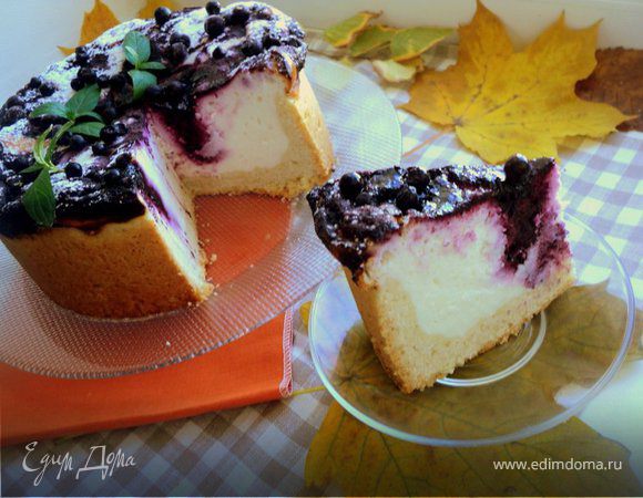 Чизкейк с черникой Чизкейк с черникой