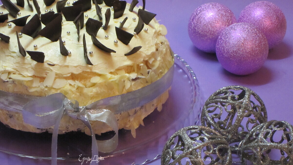 Торт "Заснеженная опушка"