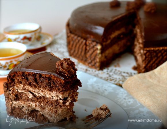 Шоколадный торт, пошаговых рецепта с фото на сайте «Еда»