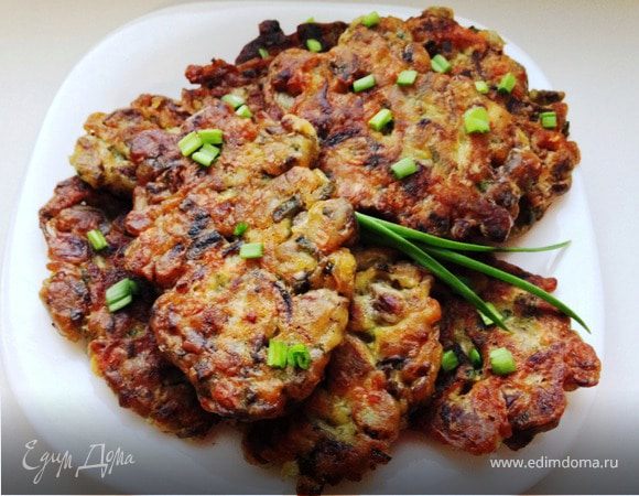 Грибные оладьи