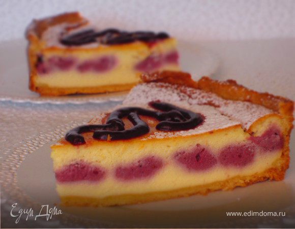 Воздушный чизкейк с лесными ягодами