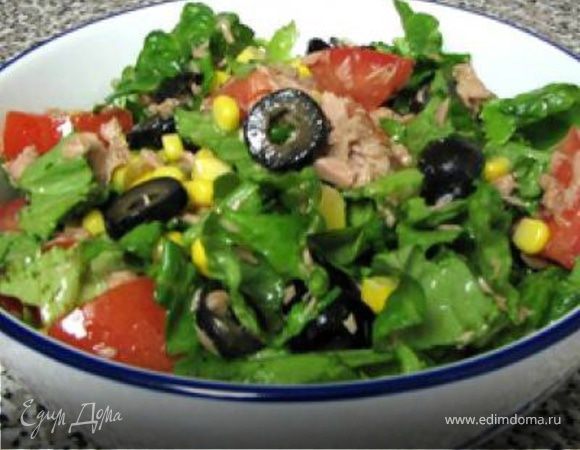 Итальянский салат с тунцом