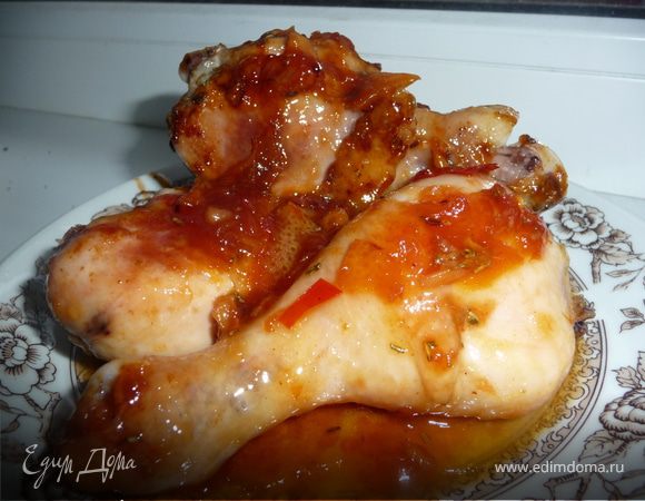 Цитрусовая куриная голень