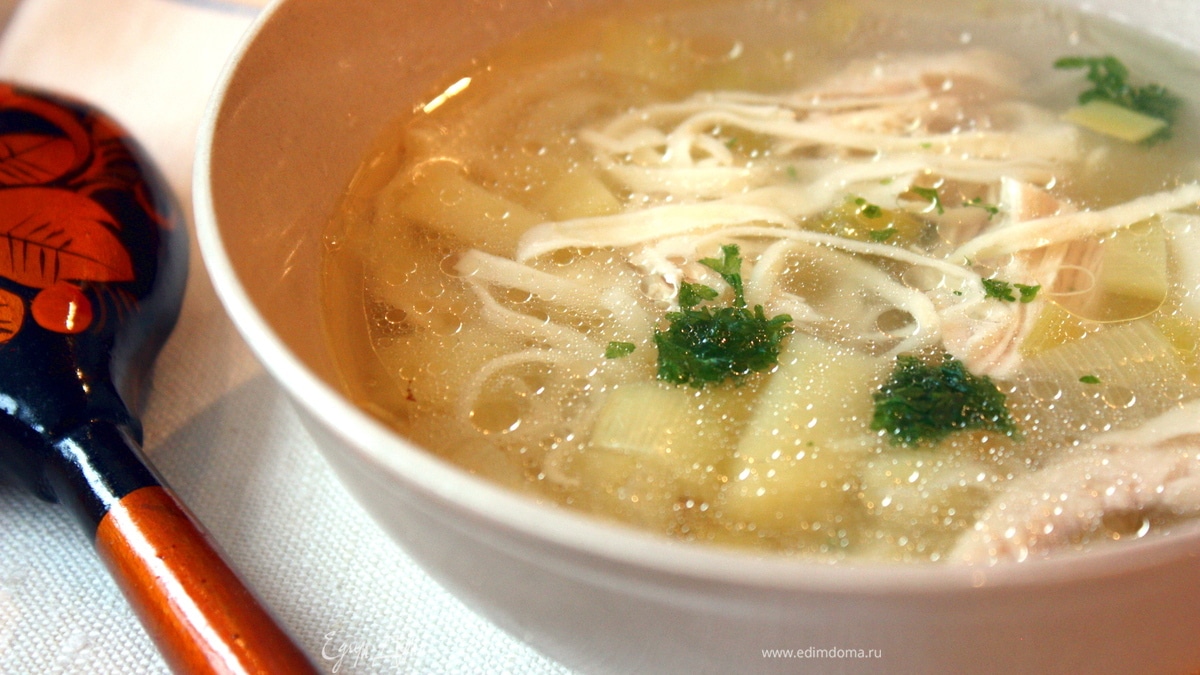 Токмач (суп-лапша) по-современному