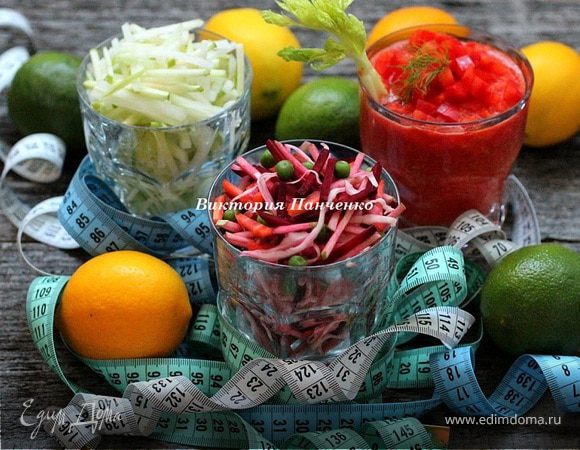 5 салатов из свежих овощей