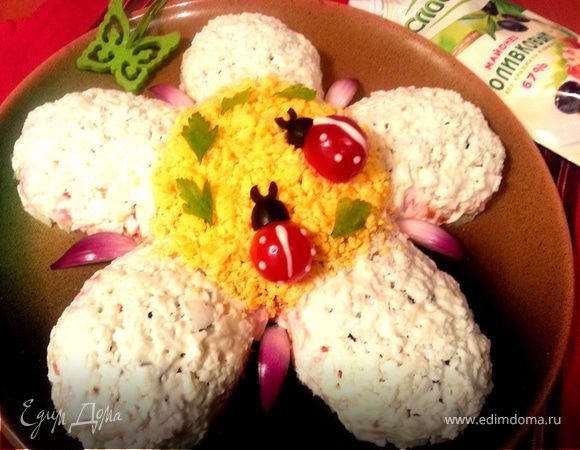 Салат "Селедочка в цветочке" Салат "Селедочка в цветочке"