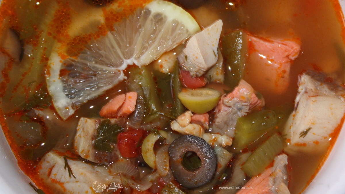 Солянка рыбная сборная