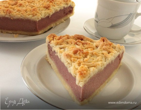 Творожный пирог с каркаде Творожный пирог с каркаде