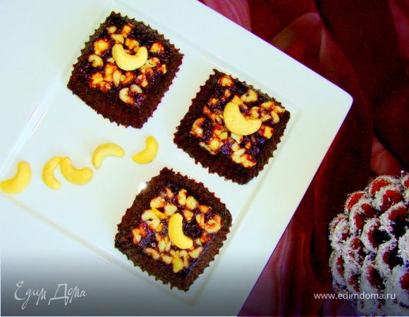 Постное брауни с кешью за 10 минут Постное брауни с кешью за 10 минут