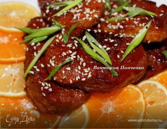 Свинина в кисло-сладкой глазури Свинина в кисло-сладкой глазури