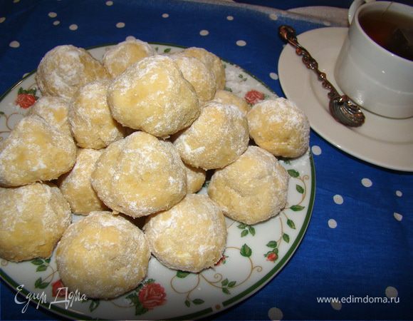 Рассыпчатое печенье из вареных желтков