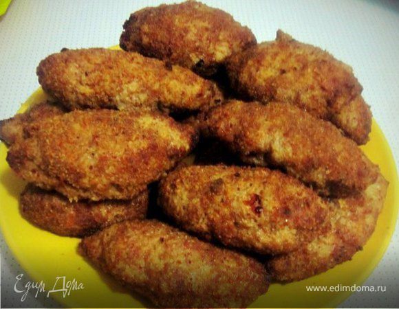 Котлеты мясные с тыквой