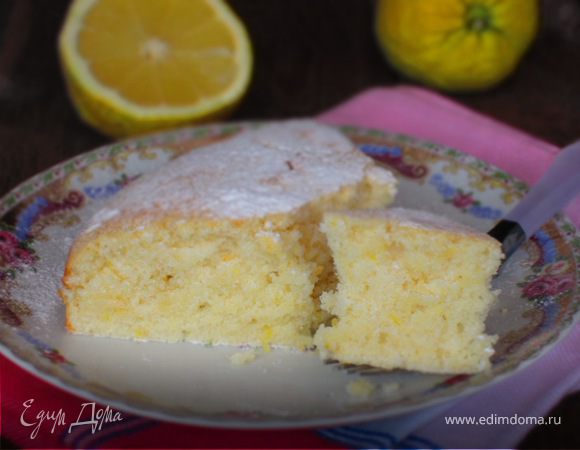 Лимонный пирог на белках Лимонный пирог на белках