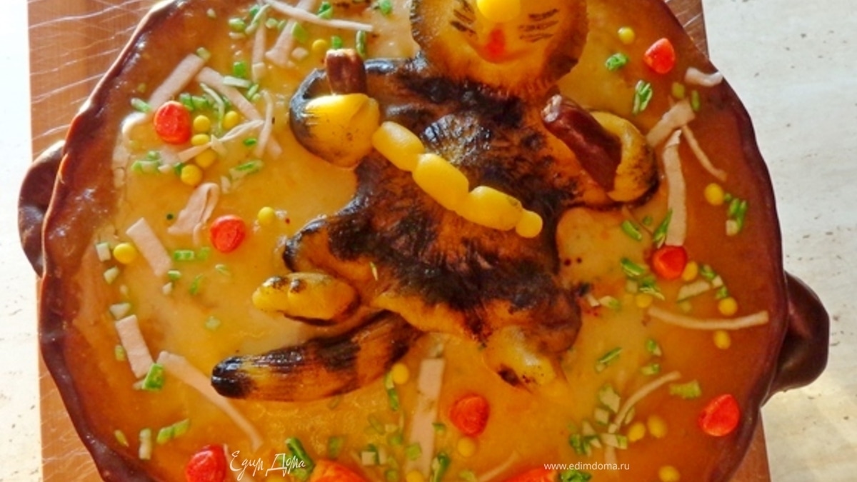 Торт "А потом - суп с котом!"