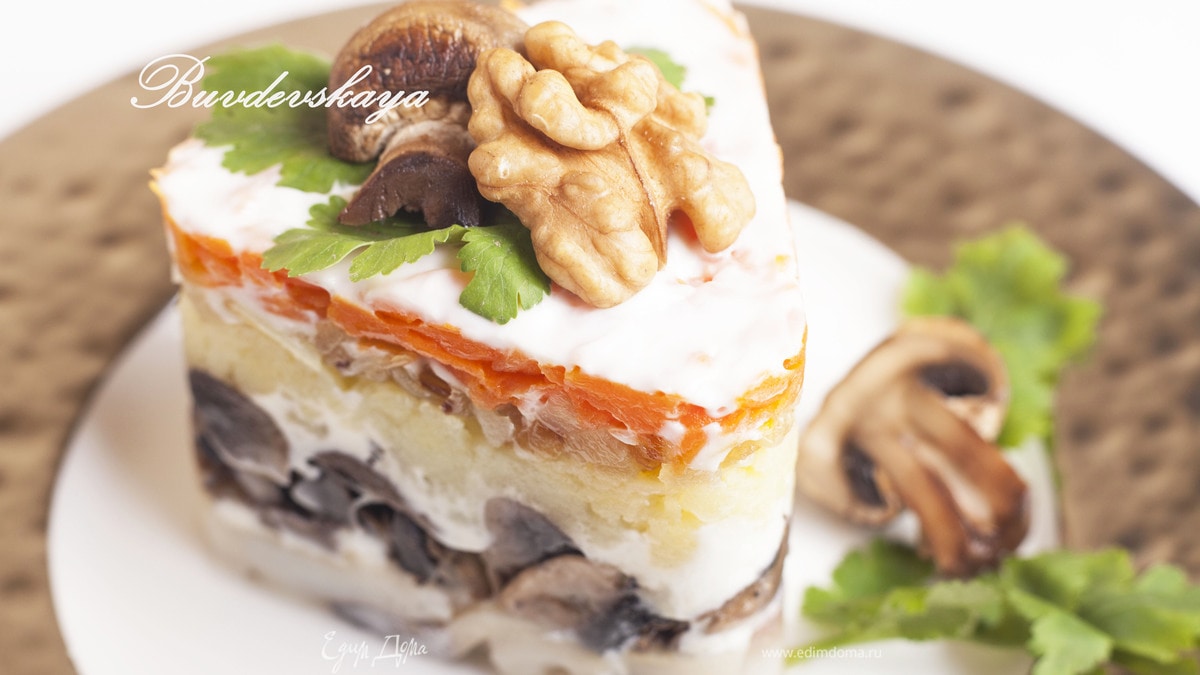 Салат «Сельдь под лисьей шубкой»