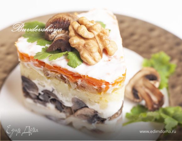 Салат «Сельдь под лисьей шубкой» Салат «Сельдь под лисьей шубкой»