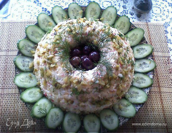 Салат "Крабовый рай"