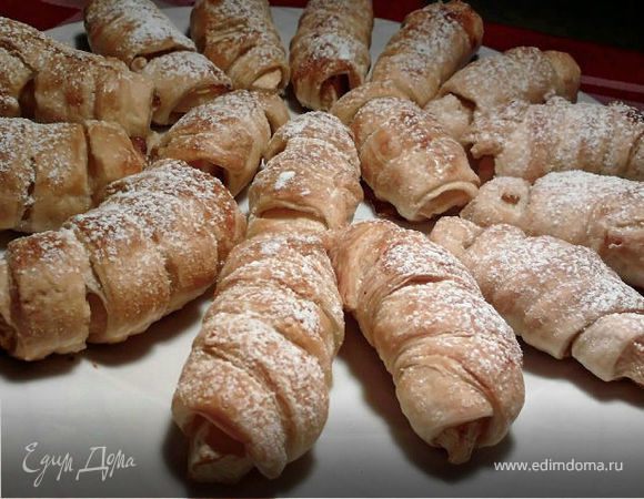 Рогалики с яблочной начинкой