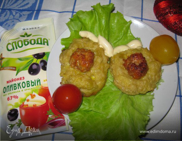 Картофельные "гнездышки"