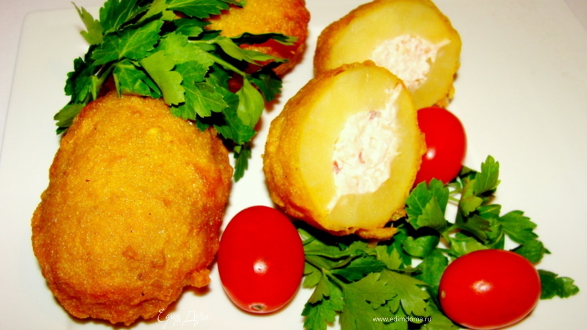 Картошка в "одежке" с сюрпризом