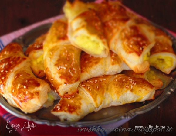 Рогалики с картофелем и моцареллой Рогалики с картофелем и моцареллой