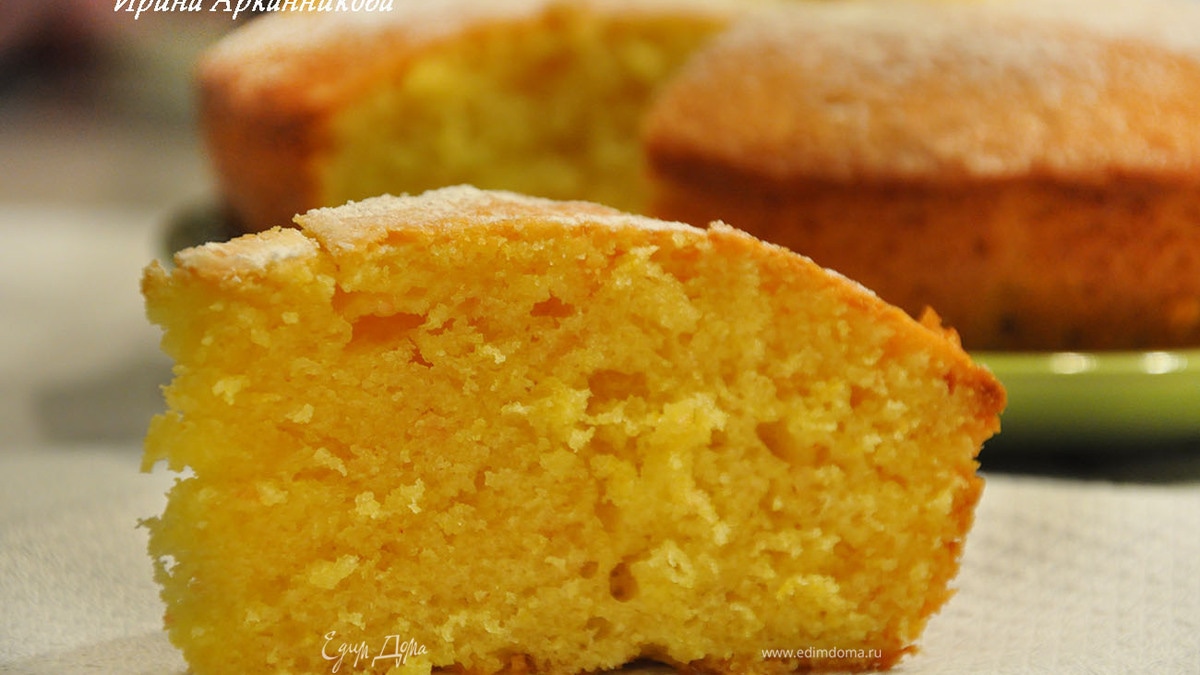 Сметанно-лимонный кекс