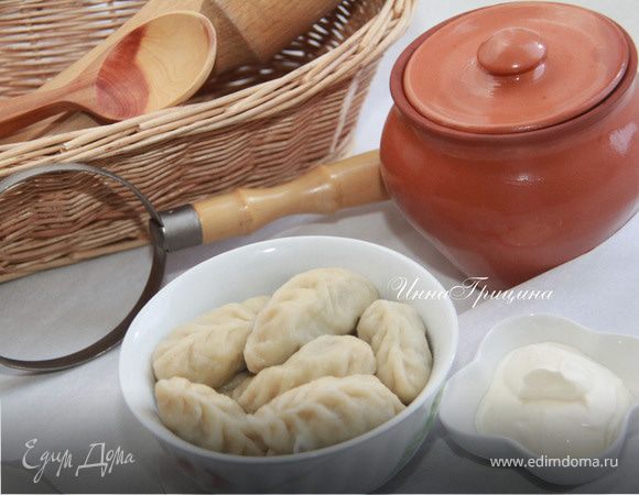 Вареники с картофелем и грибами Вареники с картофелем и грибами