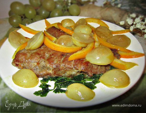 Свинина под фруктовым соусом Свинина под фруктовым соусом