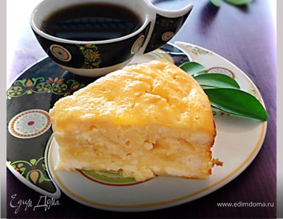 Творожная запеканка с яблоками Творожная запеканка с яблоками