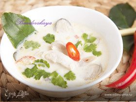 Настоящий тайский суп "Том Ка Гай" (Tom Kha Gai)
