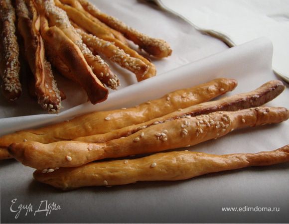 Праздничные хлебные палочки