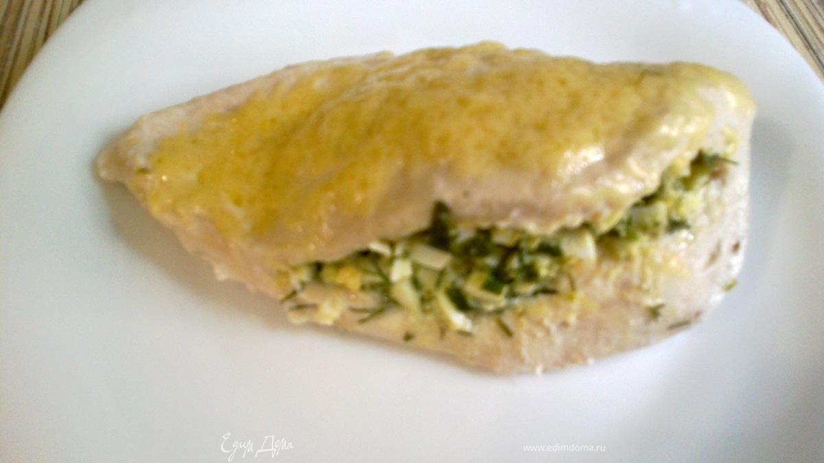 Паровые куриные кармашки с начинкой