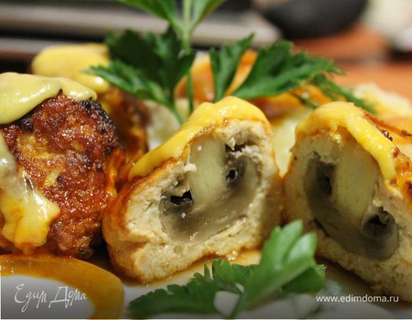 Мясные шарики с грибами Мясные шарики с грибами