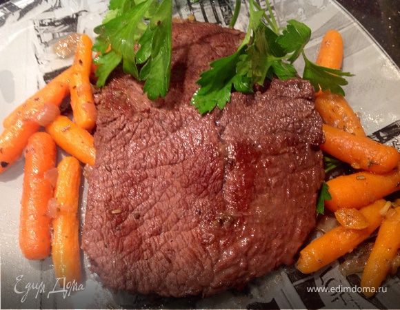 Говядина, тушенная с морковью Говядина, тушенная с морковью