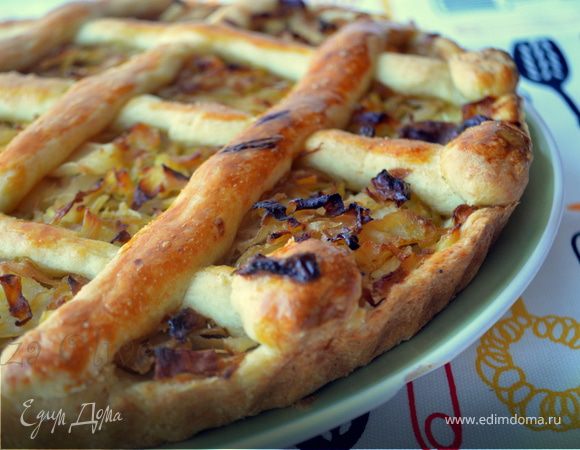 Нежный пирог с капустой