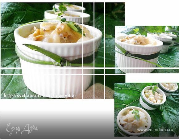 Быстрая запеканка из овощей и грибов