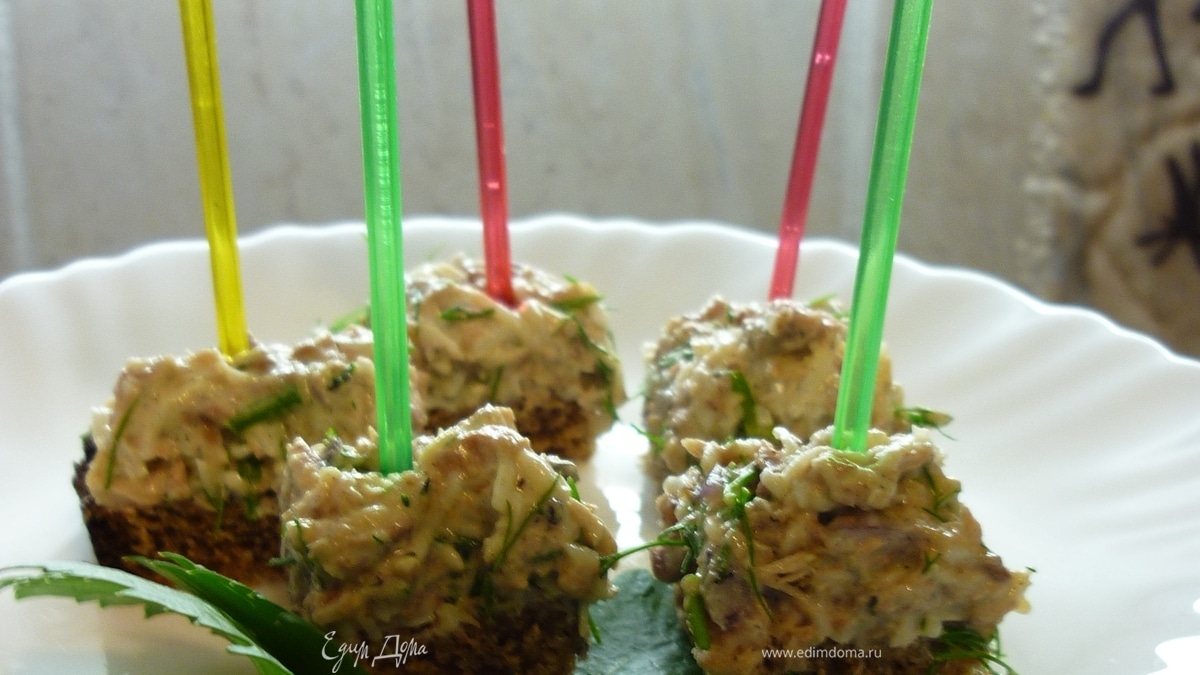 Закуска "Рыбные канапешки"