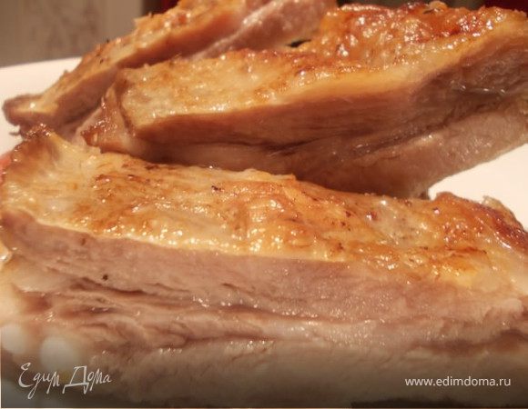 Свиные ребрышки с имбирем в пиве