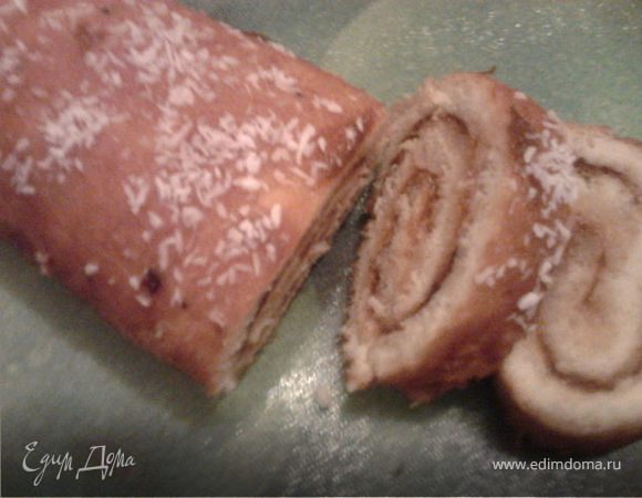 Рулет с абрикосовой начинкой