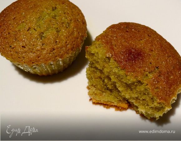 Mаффины с зеленым чаем маття