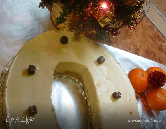 Торт "Подкова" + мк по изготовлению нестандартной разъемной формы Торт "Подкова" + мк по изготовлению нестандартной разъемной формы