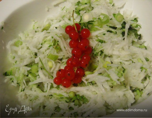 Тертый салат с дайконом