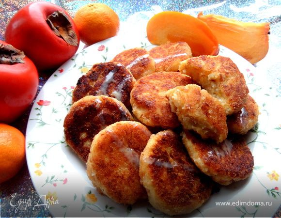 Сырники с хурмой
