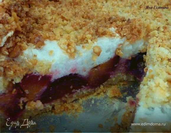 Пирог сливовый