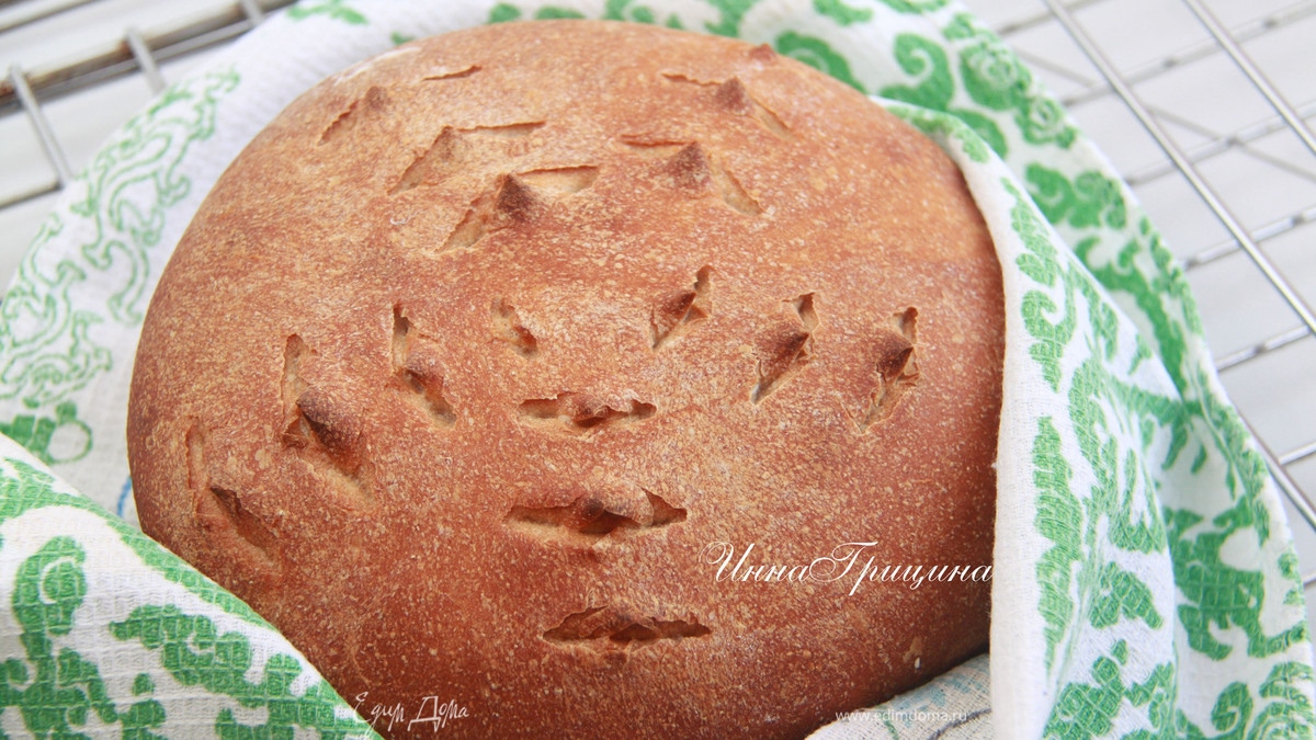 Каравай на хмелевой закваске