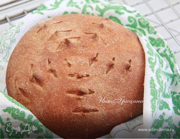 Каравай на хмелевой закваске Каравай на хмелевой закваске