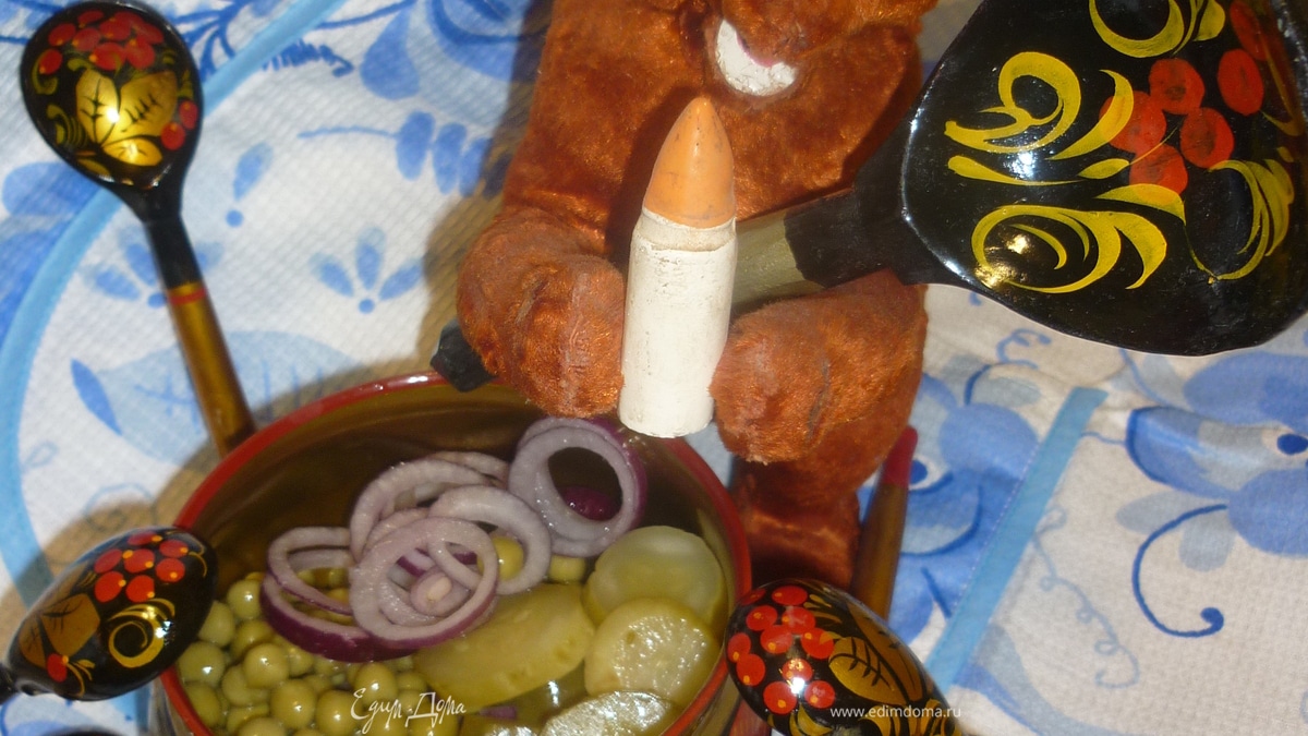 Салат "Зима в СССР"