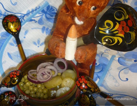 Салат "Зима в СССР"